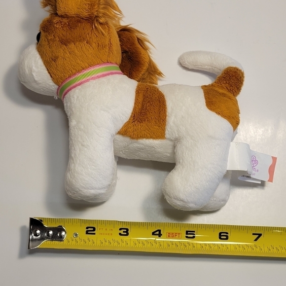 Battat Our Generation Dog Plush Stuffed Animal 7” Brown & White Spaniel - Picture 2 of 8